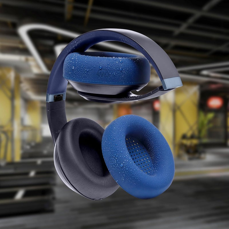 WC SweatZ Studio Pro - Patented Protective Silicone Earpad Covers for Beats Studio Pro Made by Wicked Cushions | Sweatproof & Easily Washable | Navy - Image 4